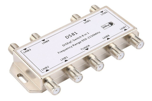 Diseqc Interruptor De Señal Satelital 8x1 Antenas C/ku Tvsat