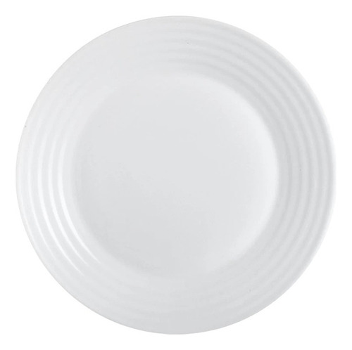 Set X6 Plato De Vidrio Templado Opalina Cocina