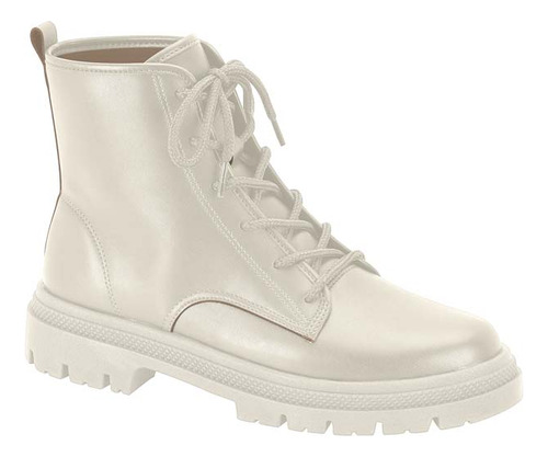 Bota Feminina Moleca Coturno Salto Tratorado Confort 5344101