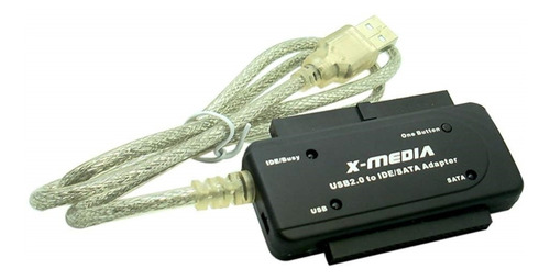 Adaptador X-media Xm-ub2235s Usb 2.0 - Ide / Sata Negro