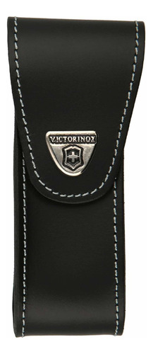 Funda De Piel Para Navajas Victorinox® De 111mm Ó Swisstool Color Negro