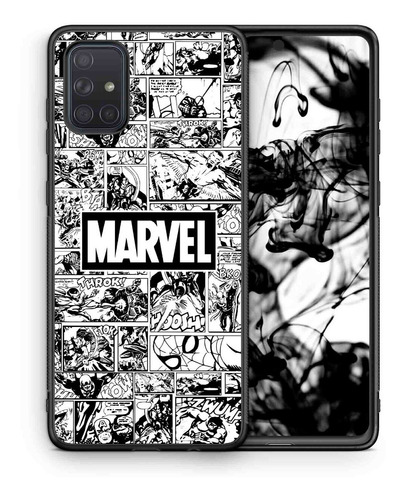 Funda Galaxy A71 Marvel Comic A51 A21s A31 A80 A72 A32 Tpu