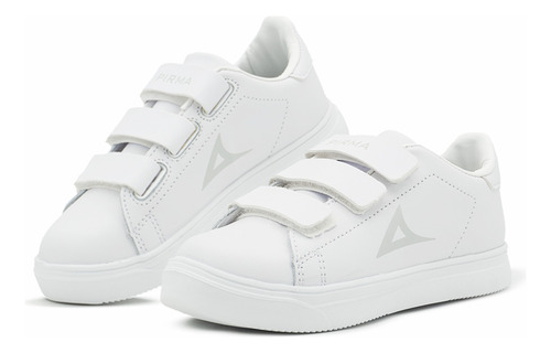 Tenis Pirma Escolar Infantil Color Blanco