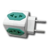 Adaptador Elétrico Tomada Benjamim Cubo 3d Pino Power 10 Pç