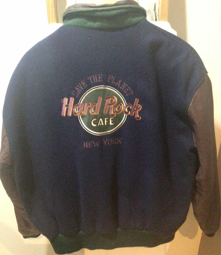 Jaqueta Hard Rock Café Nova York Vintage Única Tam M
