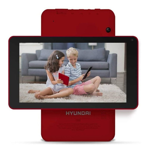 Tablet  Hyundai Koral 7w4x Tercera Generación Ht0701w16 7  16gb Color Rojo Y 1gb De Memoria Ram