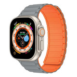 Correa Premium Para Apple Watch (42/49mm) Silicona Magnética