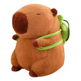 Mochilas De Peluche Capibara Y Pequeñas Tortugas, 1pcs