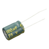 10 Unidades De Capacitor Electrolítico De Aluminio 680uf 