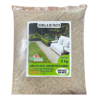 Semilla De Pasto Survivor Media Sombra 5 Kg