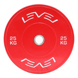 Discos Olímpicos Colores Bumper Crossfit 25kg 2 Piezas