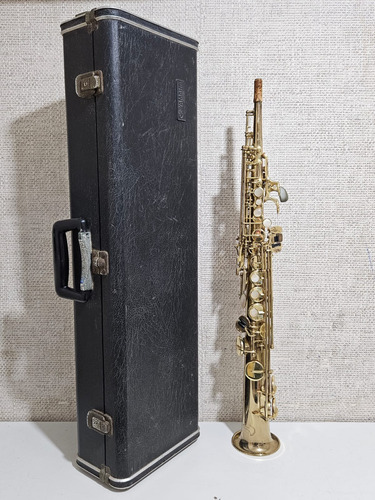 Sax Soprano Yamaha Yss 61 Dourado Japão Usado Ref: 782