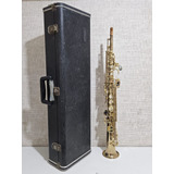 Sax Soprano Yamaha Yss 61 Dourado Japão Usado Ref: 782