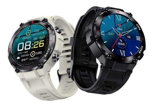 Reloj Inteligente Impermeable Militar Con Gps Para Hombre