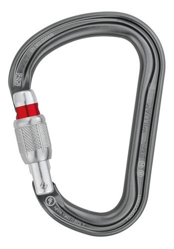 Mosqueton Petzl William Screw-lock 