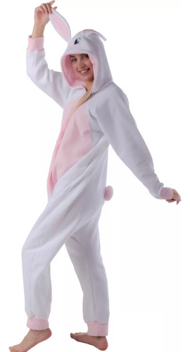 Pijama Kigurumi Conejo Adulto Disfraz Enterizo Animales