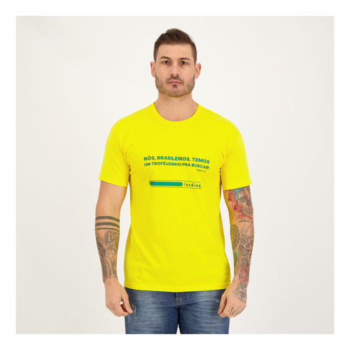 Camisa Brasil Trofeuzinho Amarela