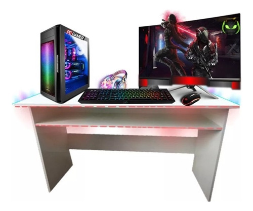 Escritorio  Gamer Blanco 1 Metro