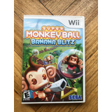 Super Monkey Ball Banana Blitz Nintendo Wii Y Wii U Completo