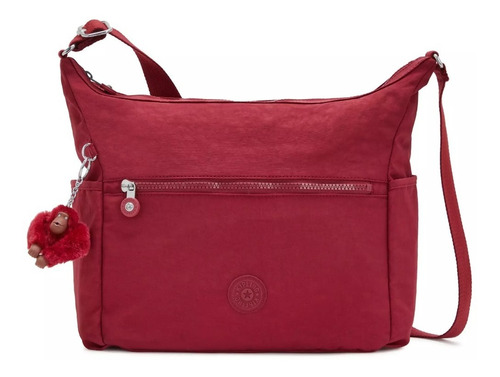 Bolsa Kipling 100 % Original Modelo Alenya Color Regal Ruby