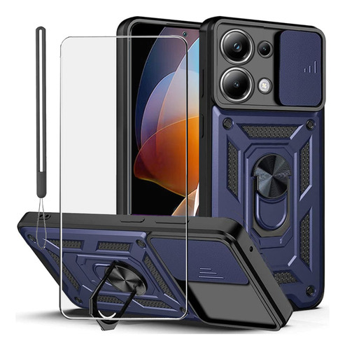 Rudo Uso Funda Para Redmi Note 13 Pro 4g/poco M6 Pro 4g+mica