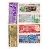 6 Billete Antiguo México   70s 5 10 20 50 100  500 Pesos
