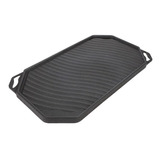 Plancha Double Burner Aluminio Fundido Con Antiadherente 