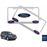 Par Porta Placas Ford Escape 3.0 2007 A 2012 Original