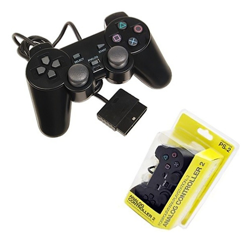 Joystick Compatible Ps2 Analogo Vibracion Con Cable