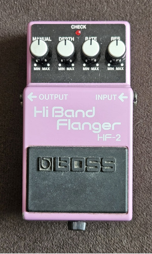 Pedal Boss Hf-2 Hi Band Flanger Made In Japan