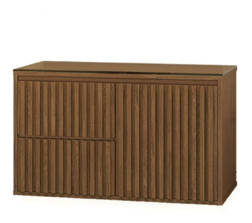 Gabinete Banheiro 80 Cm Suspenso Mdf - Vai Montado