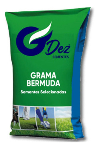 Sementes De Grama Bermuda Campo De Futebol, Jardim - 5 Kg