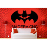 Cuadro Decorativo Batman Madera Mdf 6mm Pared Hogar Sala