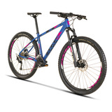 Bike Aro 29 Mtb Quadro Alumínio L19' Fun Evo 2023 Aqua Roxo