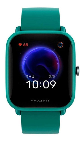 Smartwatch Amazfit Basic Bip U Pro 1.43 A2008 Cor Da Caixa Green Cor Da Pulseira Green