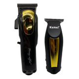 Clipper Kemei Km-95 + Trimmer Profesional Kemei Kit Barber