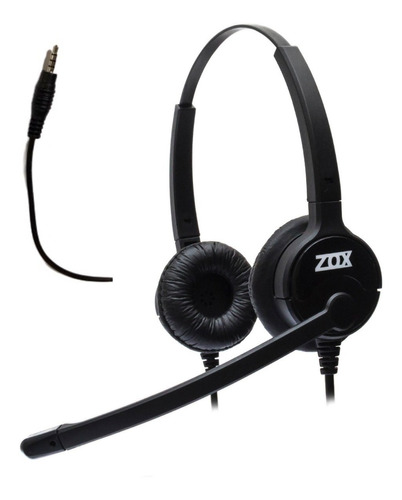 Headset P2 Para Celular Biauricular Hz-40dbs - Zox