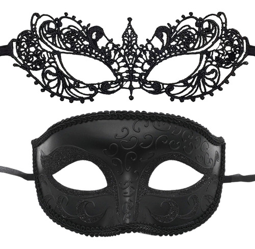Máscaras Venecianas Para Parejas Edicion Año Nuevo 