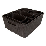 Set X 10 Cajas Organizadoras 6 Litros Canastas