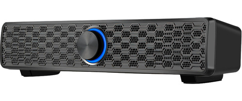 Caixa De Som Gamer Para Computador Pc Soundbar Usb Led Rgb