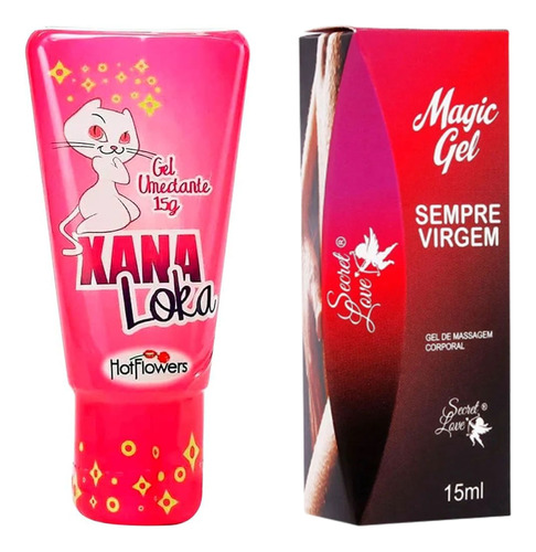 Kit Sexshop 2 Itens Sempre Virgem E Xana Loka Atacado Sexy