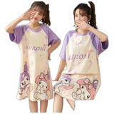 Pijama Kuromi Duo Mama Hija Regalo Cómoda Fresca 