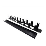 Guia De Cabos Horizontal Fechada 1u Para Racks Kit C/02pçs