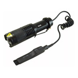 Lanterna Luz Branca Suporte - Carabina Airsoft Trilho Rifle Cor Da Lanterna Preto Cor Da Luz Branco