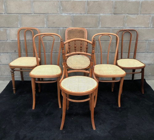 Antiguas Sillas Especiales Thonet Originales Diferentes