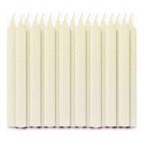 Pacote De Velas Palito 10 Velas Brancas 18cm 100% Parafina