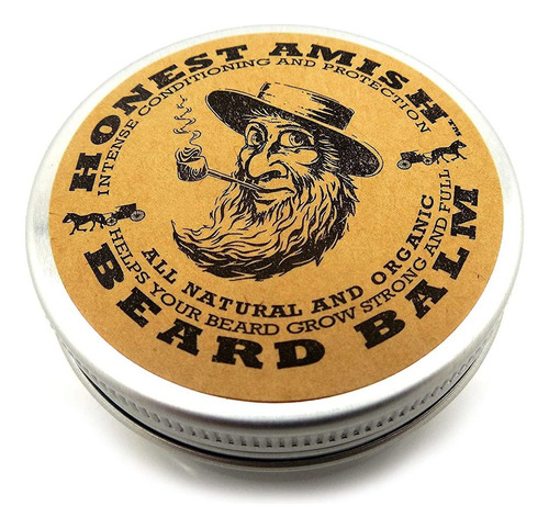 Honest Amish Beard Balm Leave-in Conditioner - Made With Onl