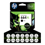 Cartucho Hp 664 Xl Preto Original 2136 2676 3776 5076 5276