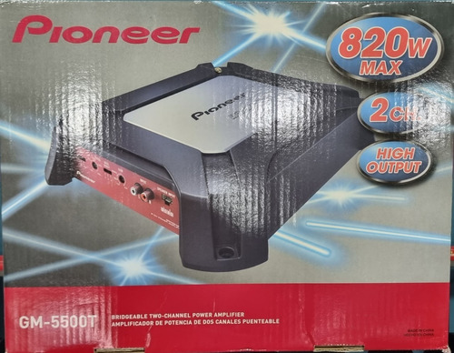 Amplificador Pioneer 2 Canales 820w