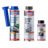 Kit Liqui Moly Engine Flush Oil Additiv Catalytic System